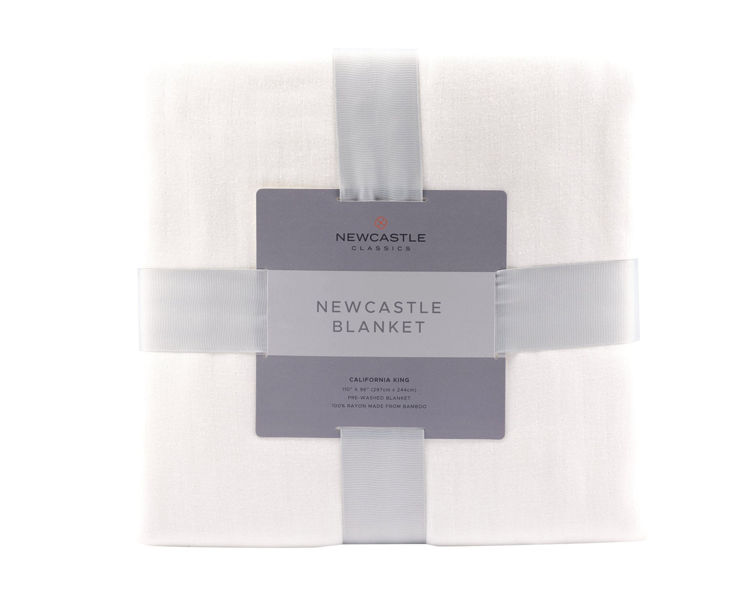 Pristine White Oversized King Bamboo Blanket