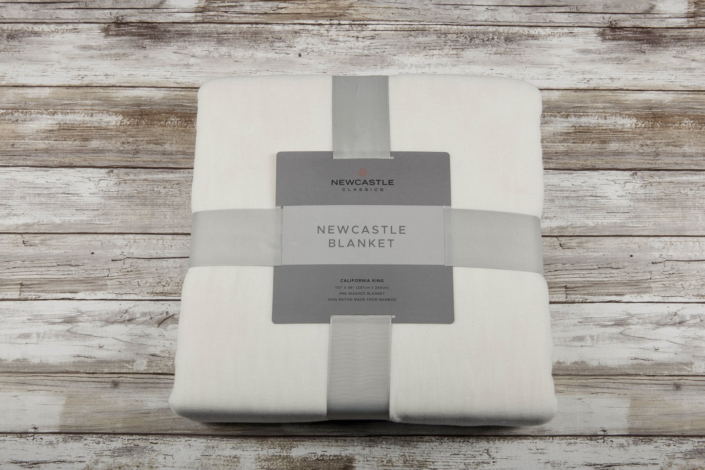 Pristine White Oversized King Bamboo Blanket