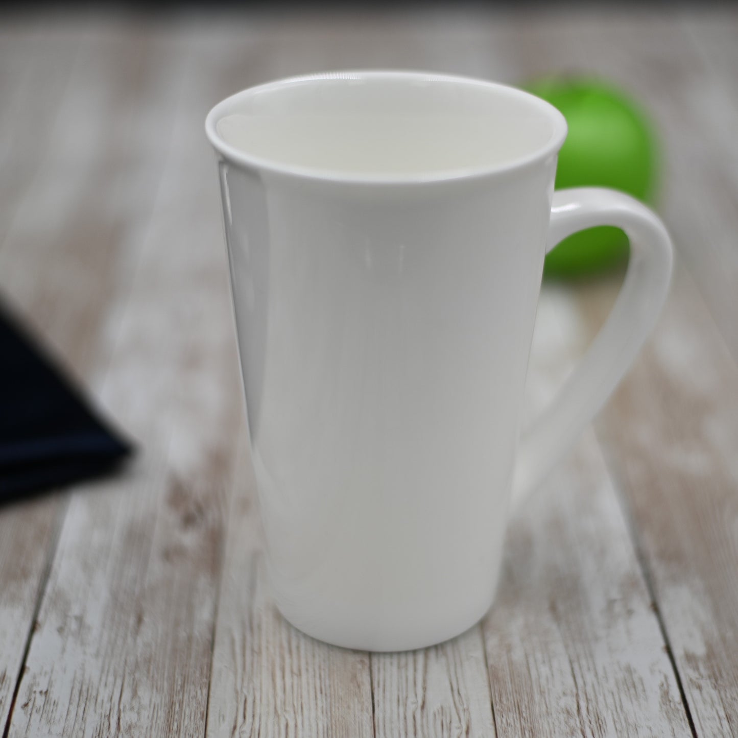 Set of 6 White Mugs 19 oz | 550 ml