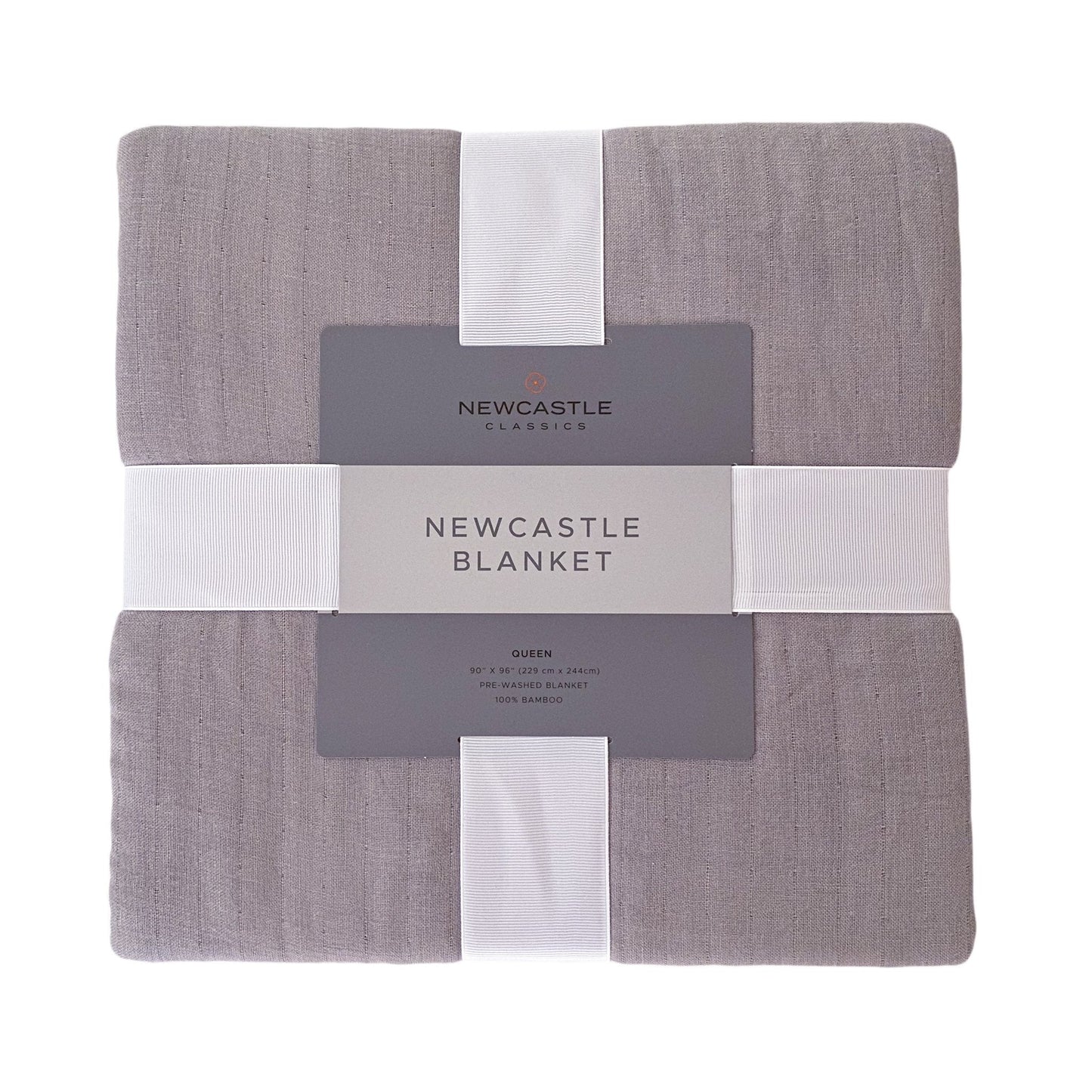 Newcastle Grey Oversized King Bamboo Blanket