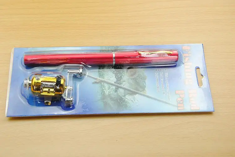 Survival & Portable Telescopic Pocket Mini Pen Fishing Rod with Reel