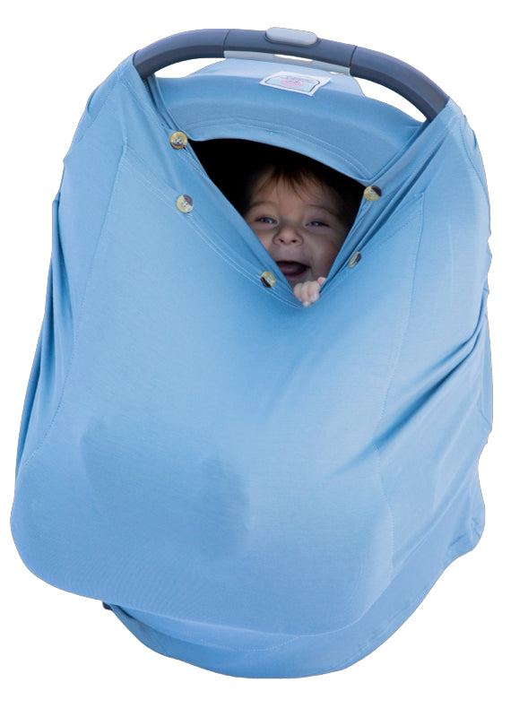 Snuggle Shield® LUXE Protection™ Multi-Use Air Filtering Infant Cover (Blue)