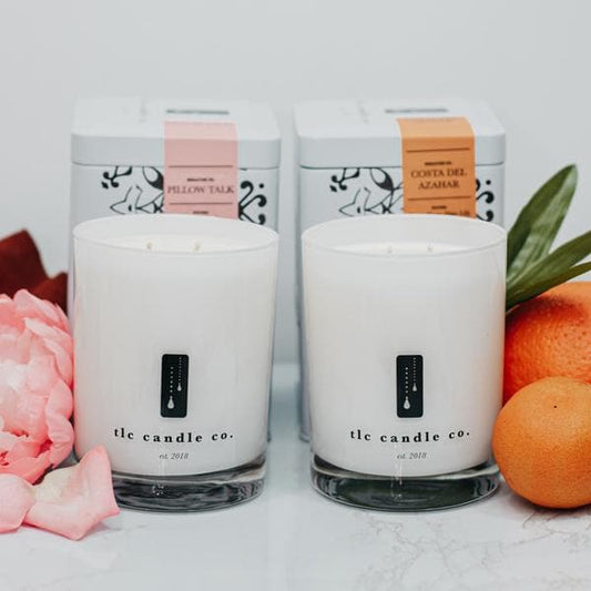 Pillow Talk and Costa Del Azahar 2-Wick Soy Candle Gift Set