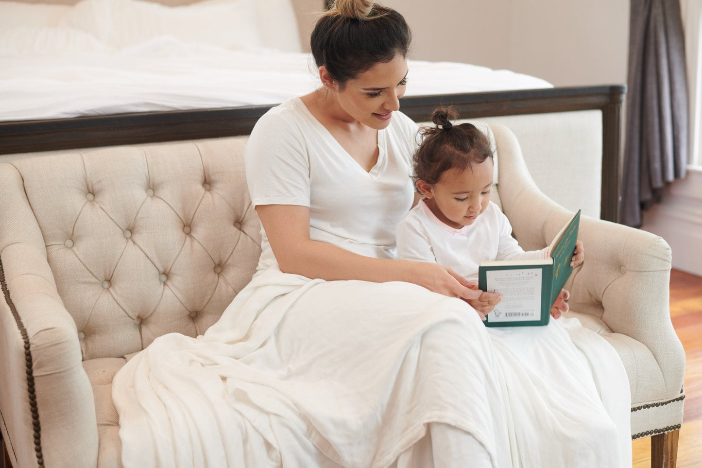 Pristine White Oversized King Bamboo Blanket