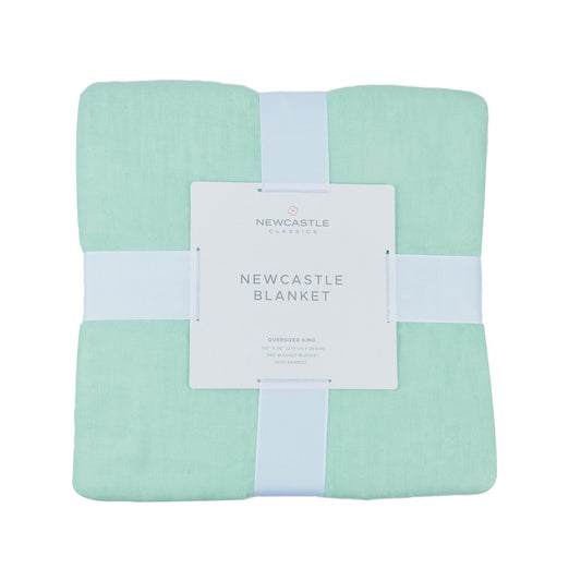 Seafoam Green Oversized Queen Bamboo Blanket