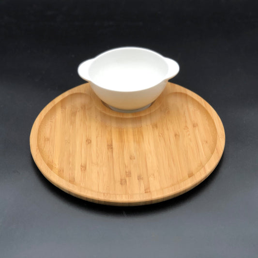 Bamboo And Fine Porcelain Set