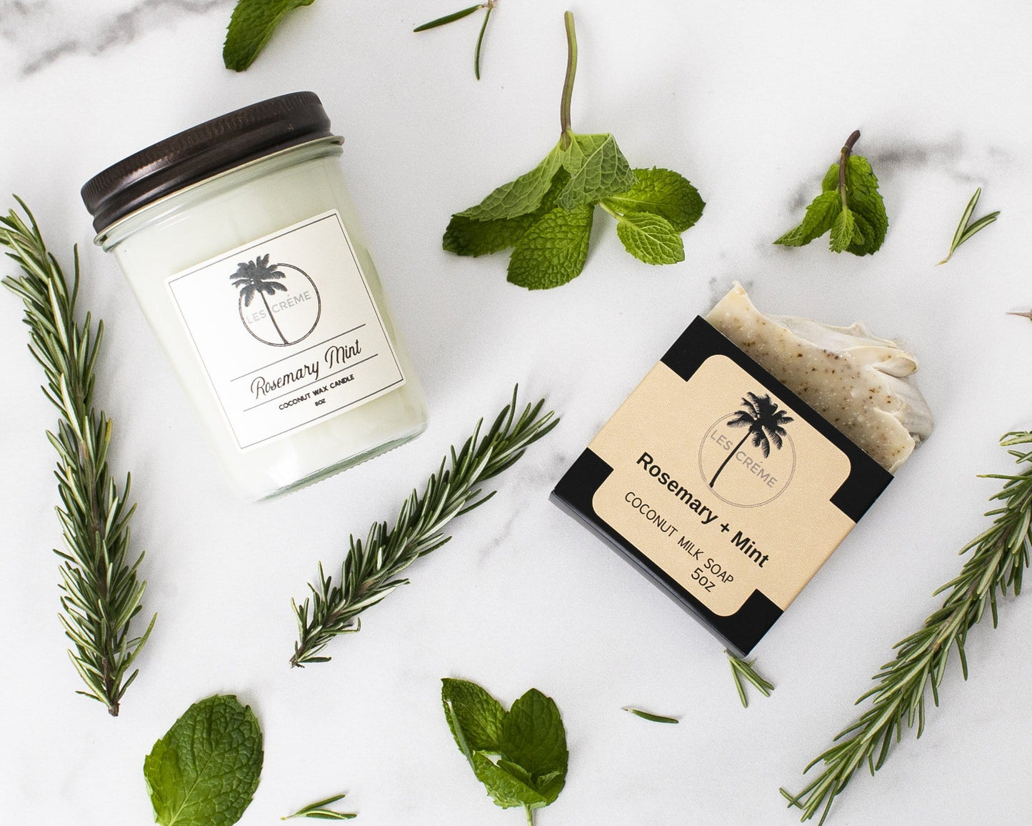 Rosemary Mint Coconut Wax Candle