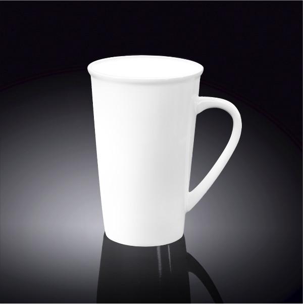 Set of 6 White Mugs 19 oz | 550 ml