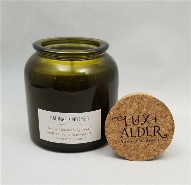 LUX + ALDER Candle - Malinae & Nutmeg